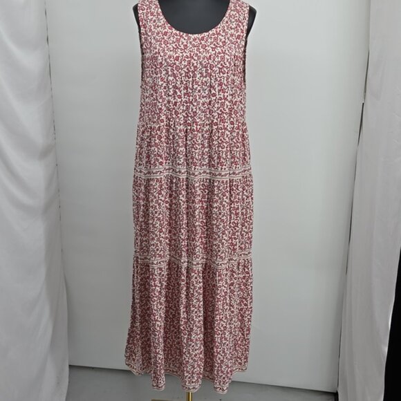 Elegant Floral Sleeveless Maxi Dress - Picture 3 of 6